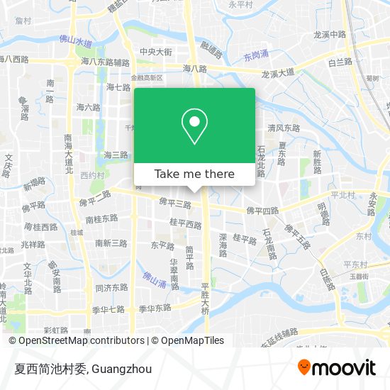 夏西简池村委 map
