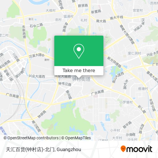 天汇百货(钟村店)-北门 map