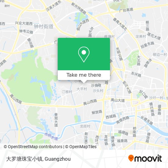 大罗塘珠宝小镇 map