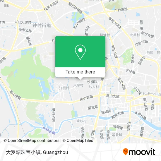 大罗塘珠宝小镇 map