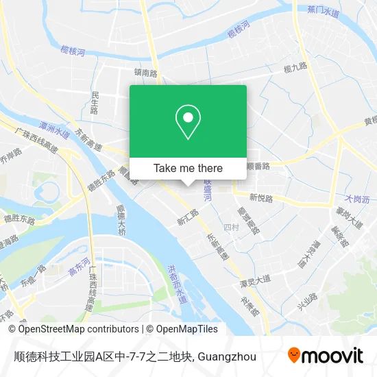 顺德科技工业园A区中-7-7之二地块 map