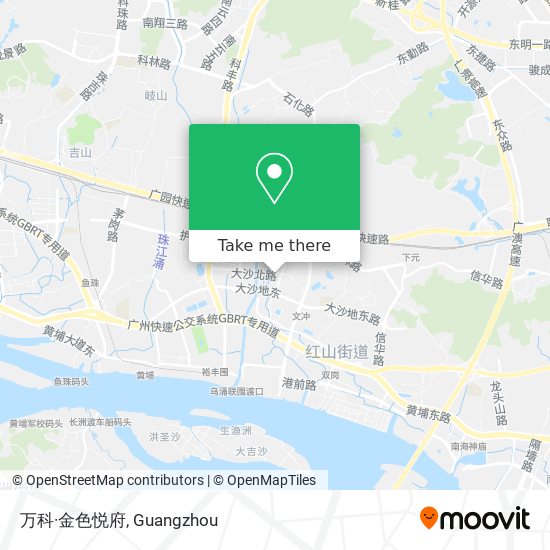 万科·金色悦府 map