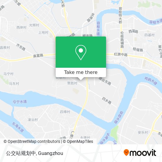 公交站规划中 map