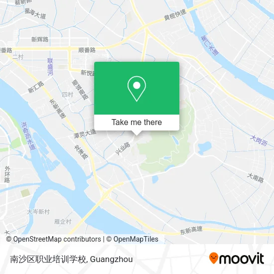 南沙区职业培训学校 map