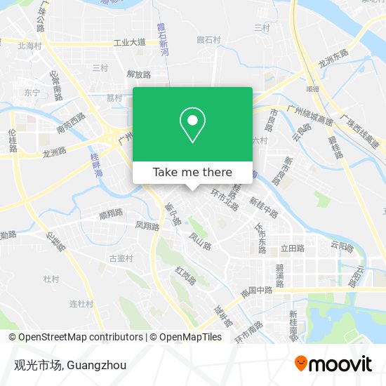 观光市场 map