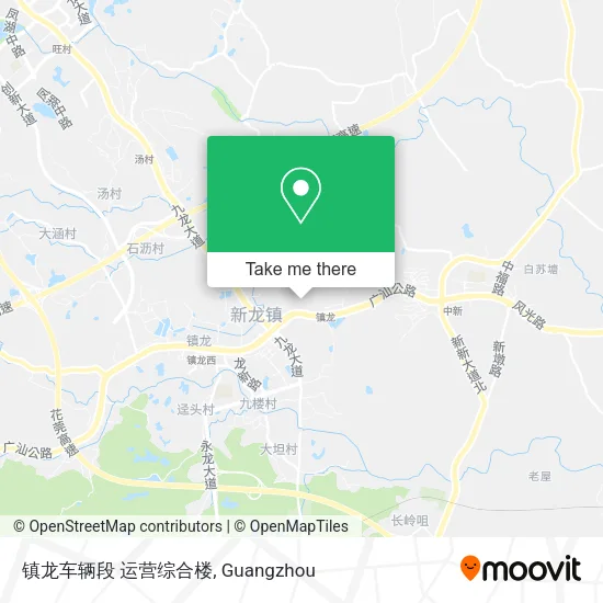 镇龙车辆段 运营综合楼 map