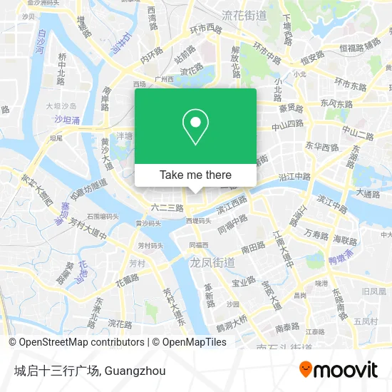 城启十三行广场 map