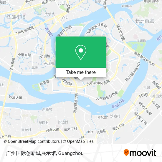 广州国际创新城展示馆 map