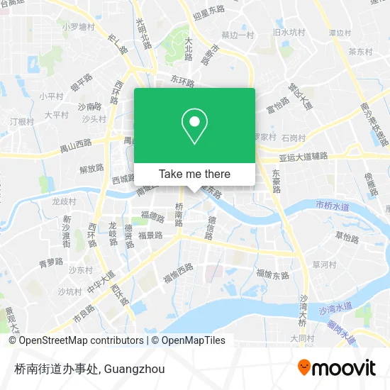 桥南街道办事处 map
