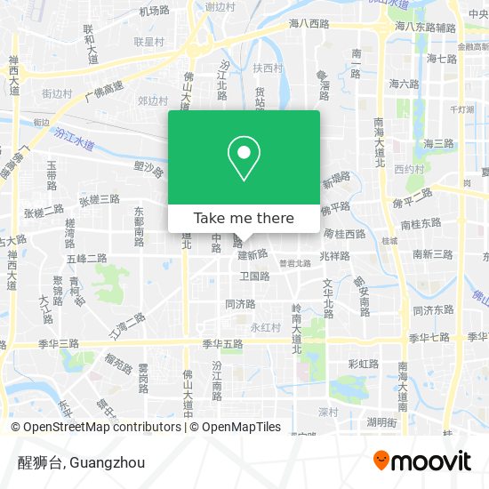醒狮台 map
