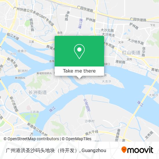 广州港洪圣沙码头地块（待开发） map