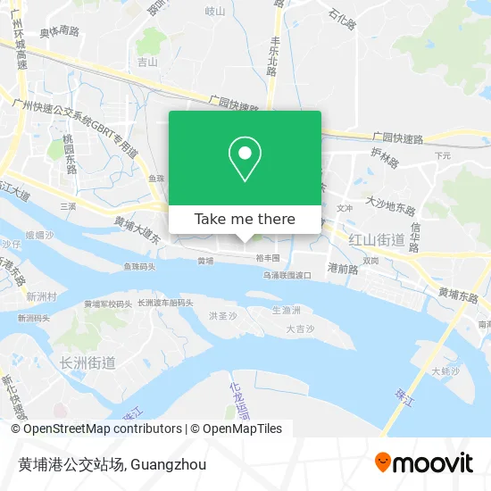 黄埔港公交站场 map