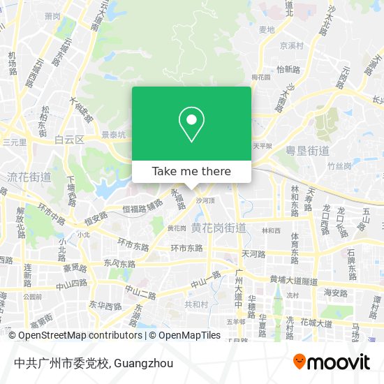 中共广州市委党校 map