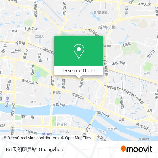 Brt天朗明居站 map