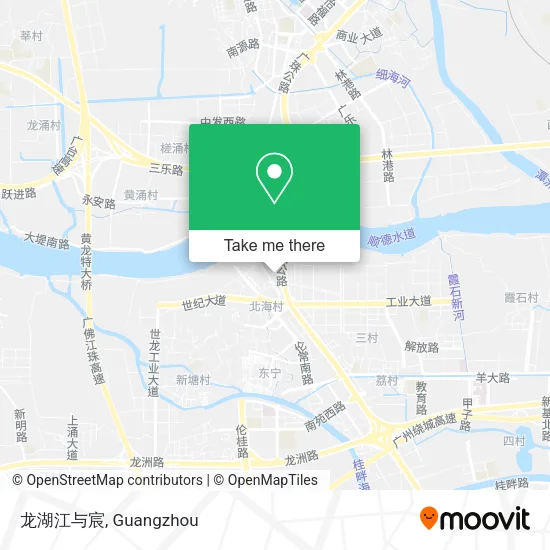 龙湖江与宸 map