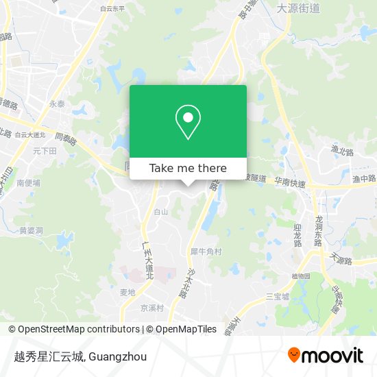 越秀星汇云城 map