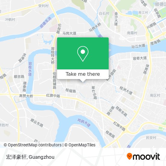 宏泽豪轩 map