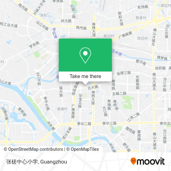 张槎中心小学 map