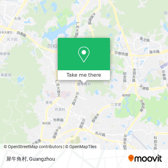 犀牛角村 map