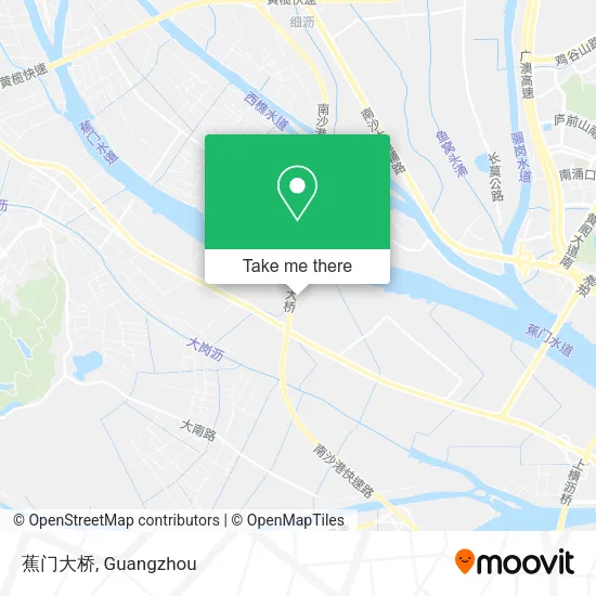 蕉门大桥 map