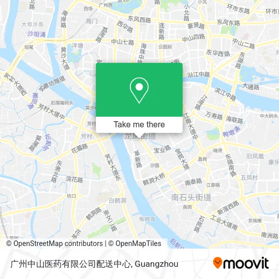 广州中山医药有限公司配送中心 map