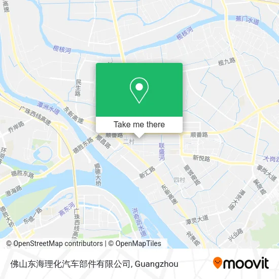 佛山东海理化汽车部件有限公司 map