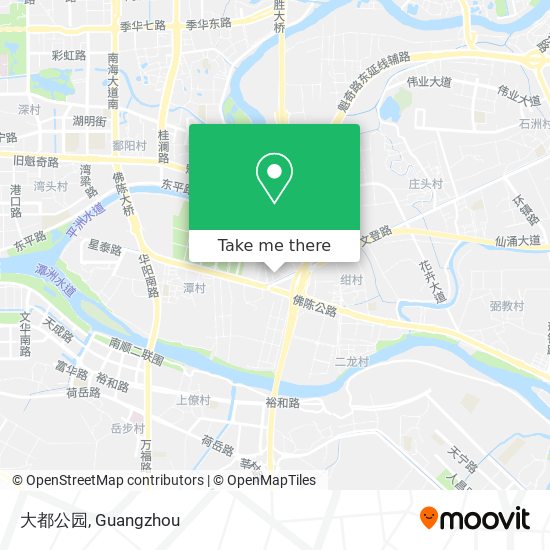 大都公园 map