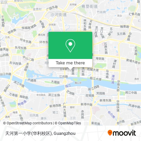 天河第一小学(华利校区) map
