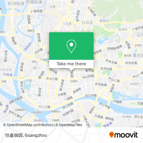 恒鑫御园 map