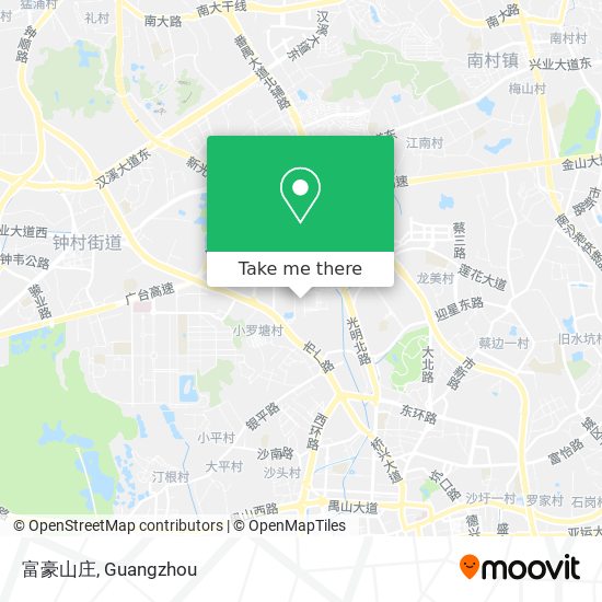 富豪山庄 map