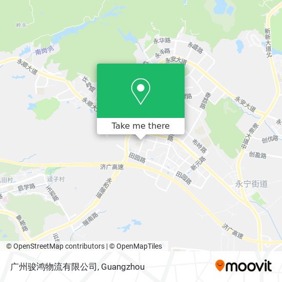 广州骏鸿物流有限公司 map