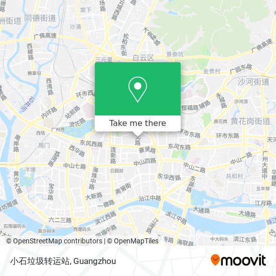 小石垃圾转运站 map