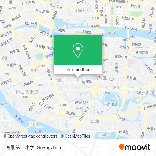 逸景第一小学 map