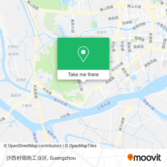 沙西村细岗工业区 map