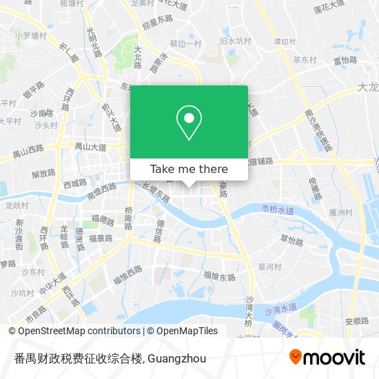 番禺财政税费征收综合楼 map