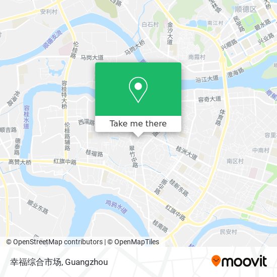 幸福综合市场 map
