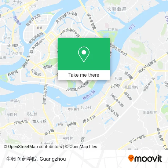生物医药学院 map