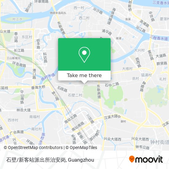石壁/新客站派出所治安岗 map