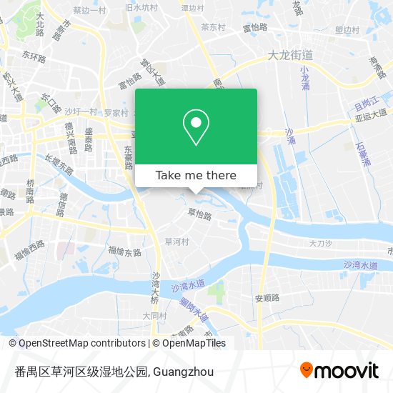 番禺区草河区级湿地公园 map