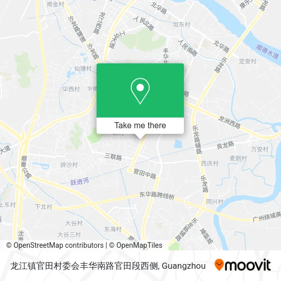 龙江镇官田村委会丰华南路官田段西侧 map