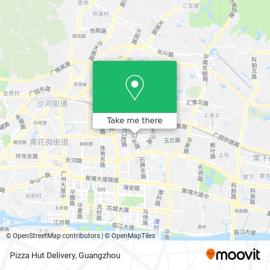 Pizza Hut Delivery map