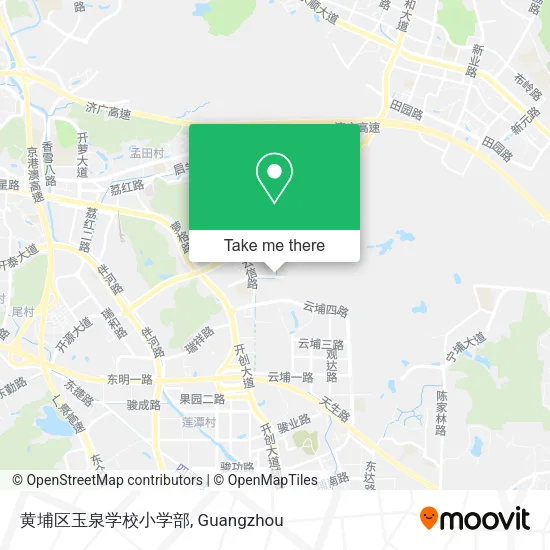 黄埔区玉泉学校小学部 map
