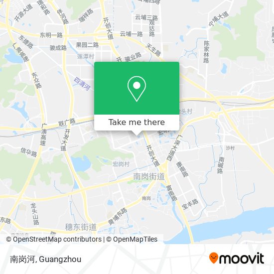 南岗河 map