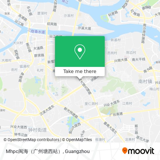 Mhpc闽海（广州塘西站） map