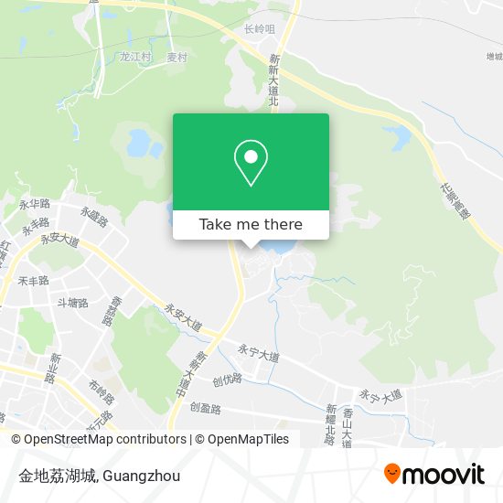 金地荔湖城 map