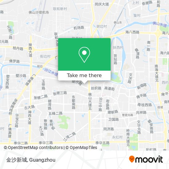 金沙新城 map