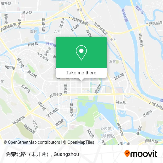 驹荣北路（未开通） map