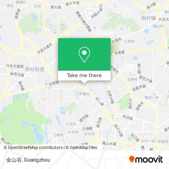 金山谷 map