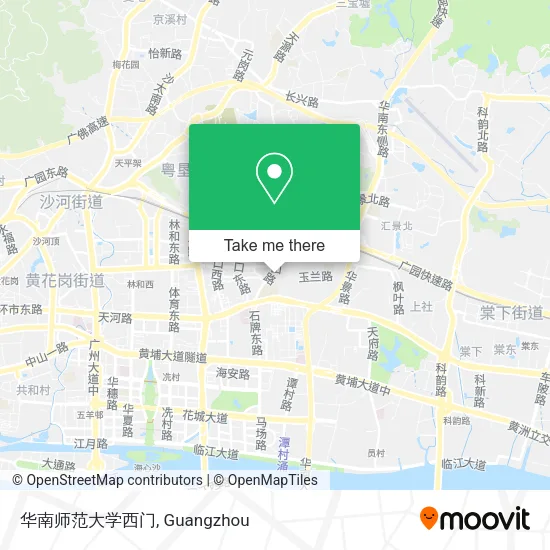 华南师范大学西门 map