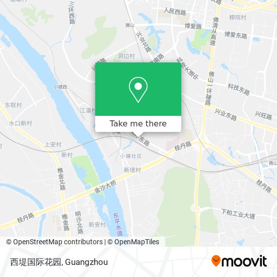 西堤国际花园 map